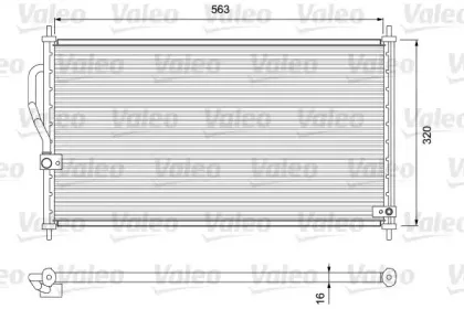 Конденсатор, кондиционер VALEO купить