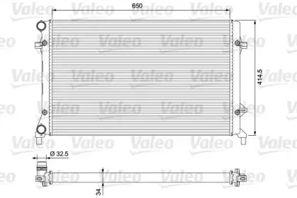 Радиатор, охлаждение двигателя VALEO купить