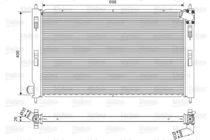 Радиатор, охлаждение двигателя VALEO купить