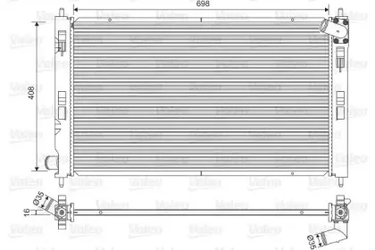 Радиатор, охлаждение двигателя VALEO купить