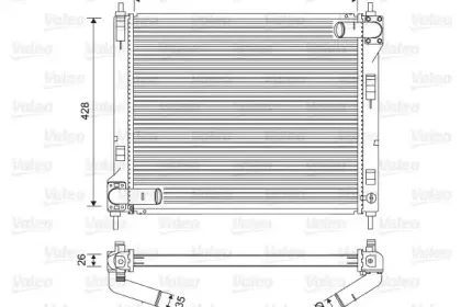 Радиатор, охлаждение двигателя VALEO купить