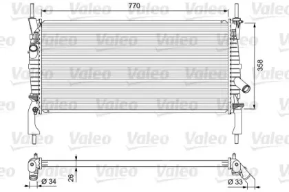 Радиатор, охлаждение двигателя VALEO купить