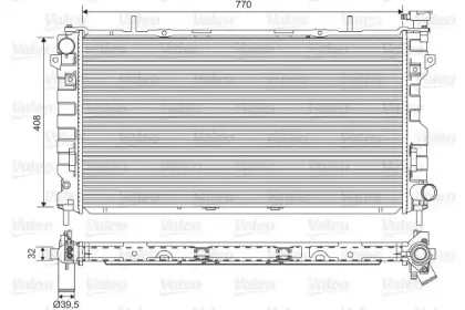 Радиатор, охлаждение двигателя VALEO купить
