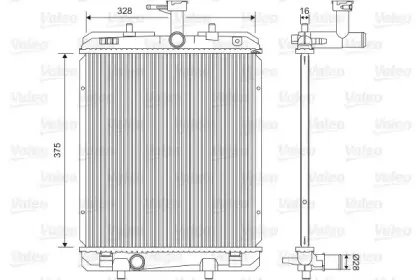 Радиатор, охлаждение двигателя VALEO купить