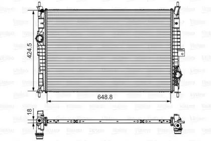 Радиатор, охлаждение двигателя VALEO купить