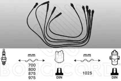 Комплект проводов зажигания BOUGICORD купить