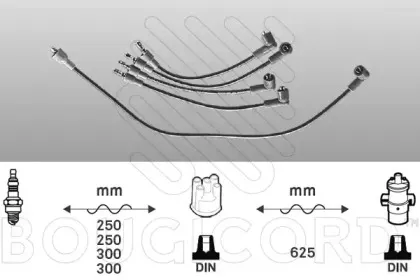 Комплект проводов зажигания BOUGICORD купить
