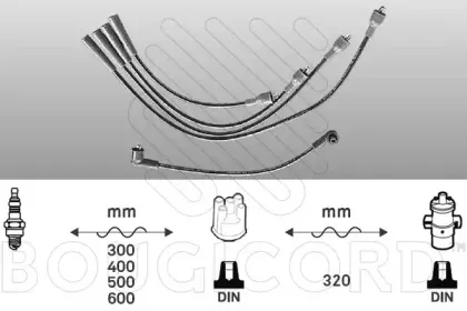 Комплект проводов зажигания BOUGICORD купить