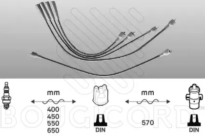 Комплект проводов зажигания BOUGICORD купить