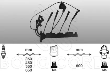 Комплект проводов зажигания BOUGICORD купить