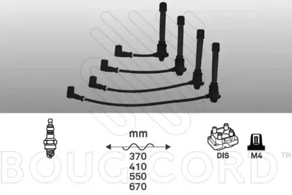 Комплект проводов зажигания BOUGICORD купить