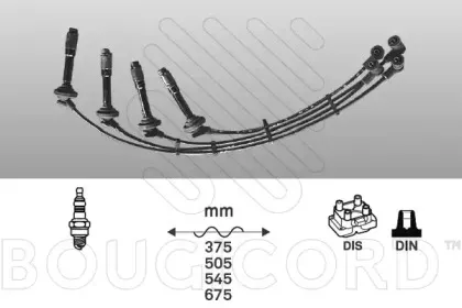 Комплект проводов зажигания BOUGICORD купить