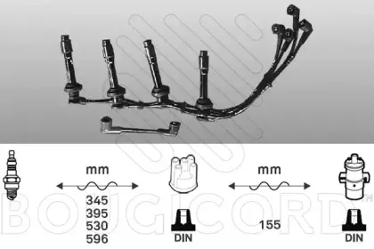 Комплект проводов зажигания BOUGICORD купить