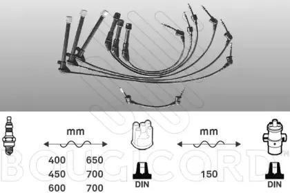 Комплект проводов зажигания BOUGICORD купить