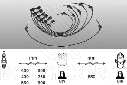 Комплект проводов зажигания BOUGICORD купить
