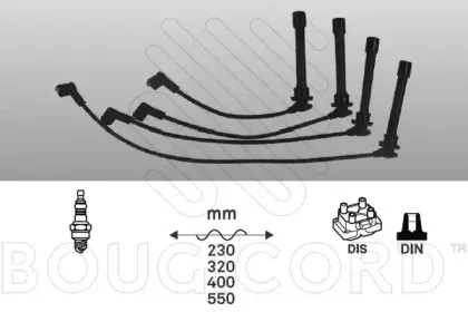 Комплект проводов зажигания BOUGICORD купить