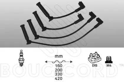 Комплект проводов зажигания BOUGICORD купить