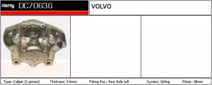 Тормозной суппорт REMY купить