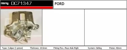 Тормозной суппорт REMY купить