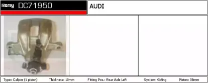 Тормозной суппорт REMY купить