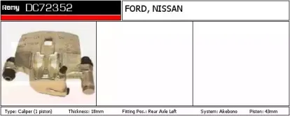 Тормозной суппорт REMY купить