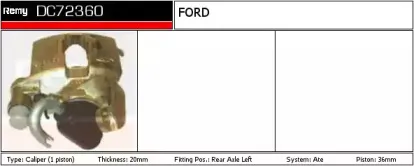 Тормозной суппорт REMY купить