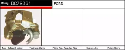 Тормозной суппорт REMY купить