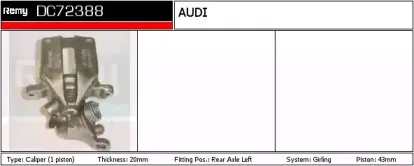Тормозной суппорт REMY купить