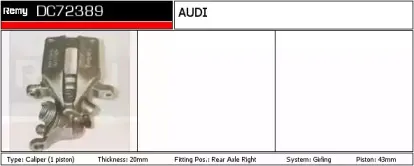 Тормозной суппорт REMY купить