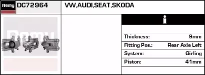 Тормозной суппорт REMY купить
