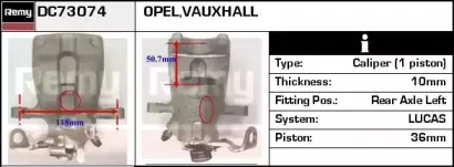 Тормозной суппорт REMY купить