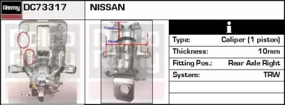 Тормозной суппорт REMY купить