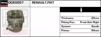 Тормозной суппорт REMY купить