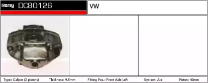 Тормозной суппорт REMY купить