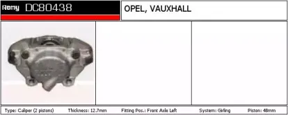 Тормозной суппорт REMY купить