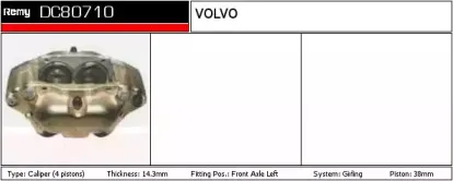 Тормозной суппорт REMY купить