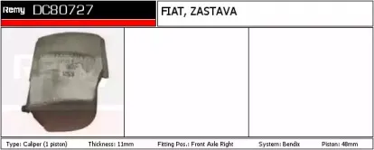 Тормозной суппорт REMY купить