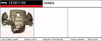 Тормозной суппорт REMY купить