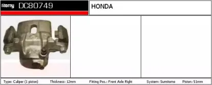 Тормозной суппорт REMY купить