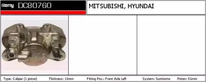 Тормозной суппорт REMY купить