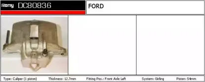 Тормозной суппорт REMY купить