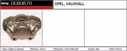 Тормозной суппорт REMY купить