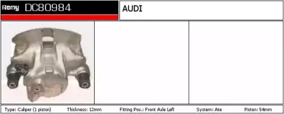 Тормозной суппорт REMY купить