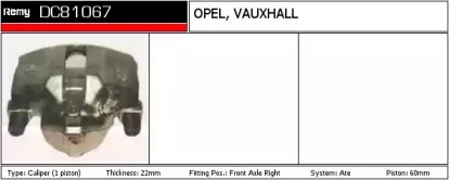 Тормозной суппорт REMY купить