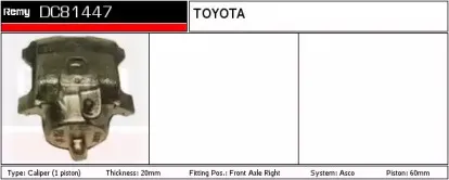 Тормозной суппорт REMY купить