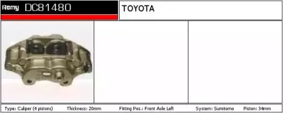 Тормозной суппорт REMY купить