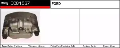 Тормозной суппорт REMY купить