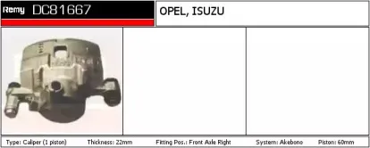 Тормозной суппорт REMY купить