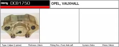 Тормозной суппорт REMY купить