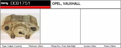 Тормозной суппорт REMY купить